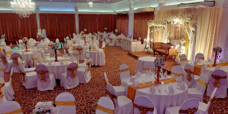 Leo Hall elegant banquet venue at Garden Beach Hotel Kalutara