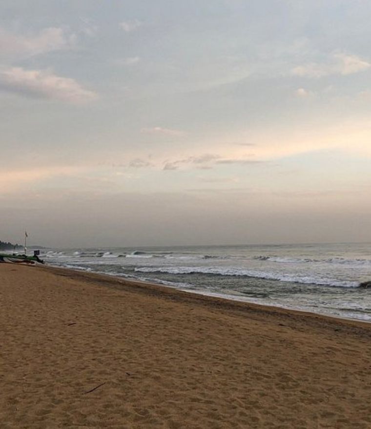 Kalutara Beach near Garden Beach Hotel